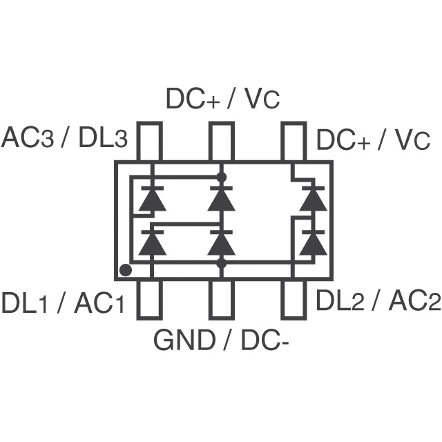 SDA006-7 Diodes Incorporated  Diodes - Bridge Rectifiers